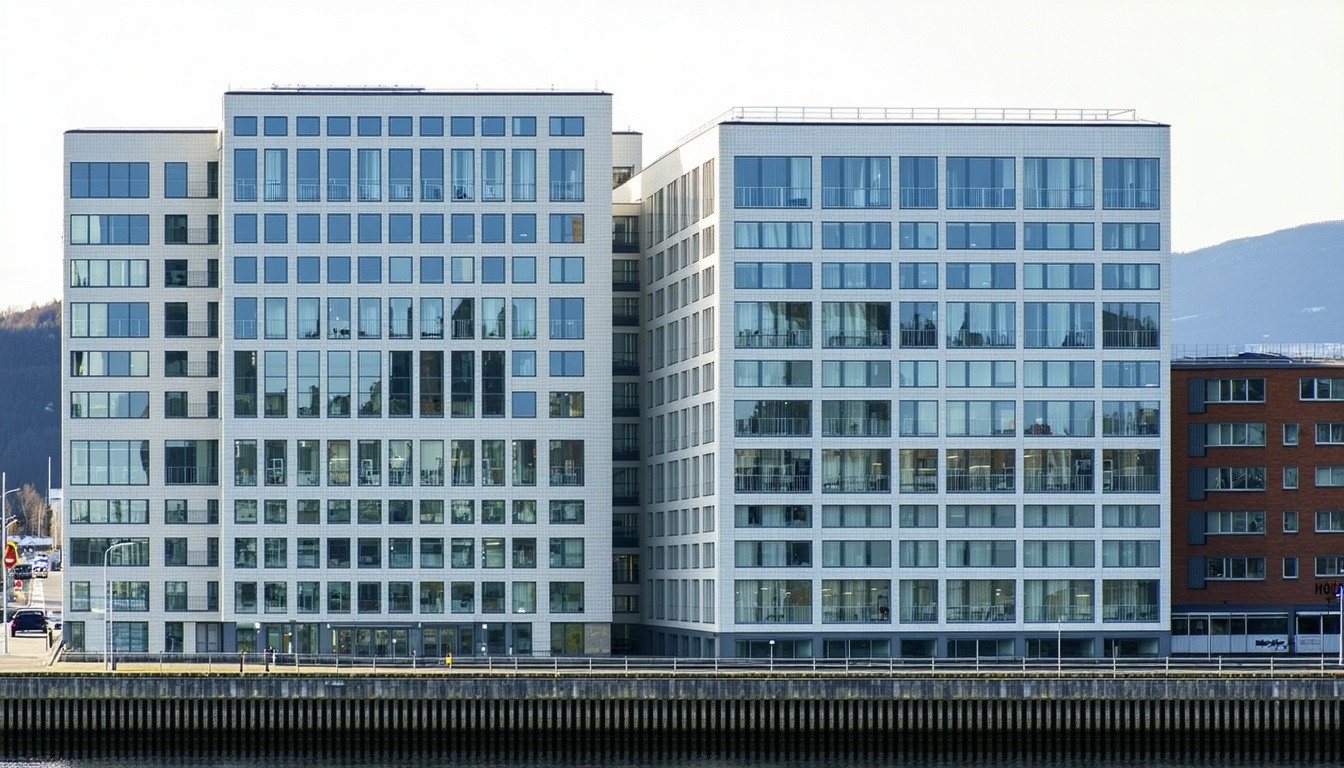 Nybygde kontorer